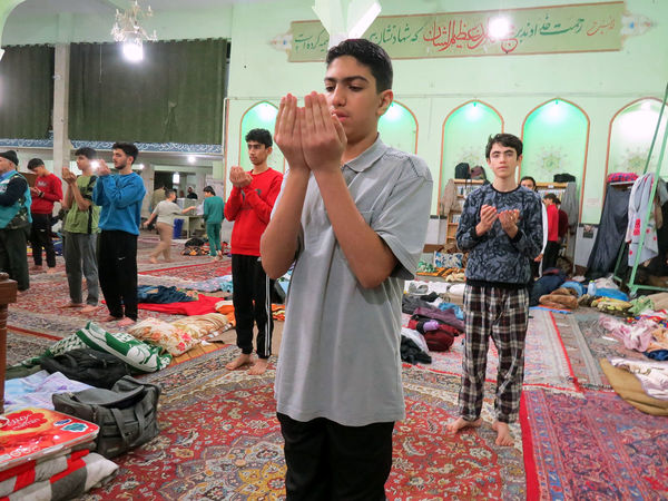 اعتکاف دانش‌آموزان مسجد انقلاب شهرستان بجنورد 