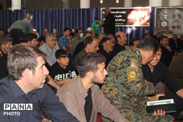آیین گرامیداشت چهلم شهیدان ملکی در مصلای نظرآباد 