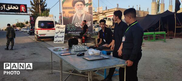 برپایی ایستگاه صلواتی آموزش و پرورش شهرستان سملقان 