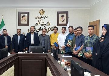 نشست بر خط قرارگاه های  میدان 14صفر 3 با استاندار خراسان رضوی در فرمانداری نیشابور