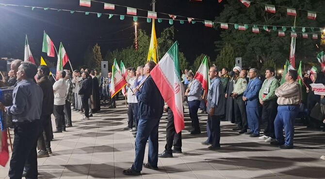 نود و دومین اجتماع گسترده مردمی در چهارباغ