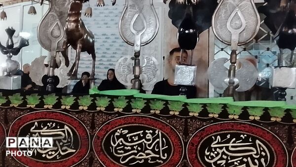 مراسم عزاداری حضرت رقیه(س) در مقابل مسجد المهدی شهر فردوسیه