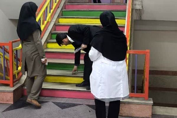 بازدید از مدارس ملارد در راستای بررسی بهداشت و تجهیزات ورزشی