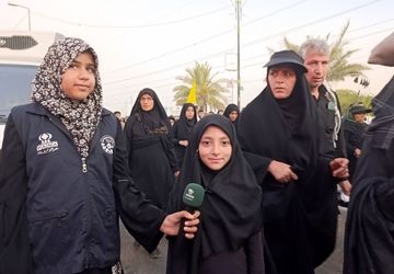 حضور کودکان و نوجوانان در پیاده‌روی اربعین