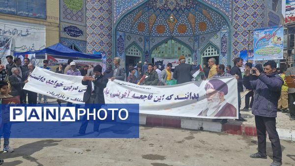 حضور پرشور مردم شهرستان سملقان در راهپیمایی روز قدس