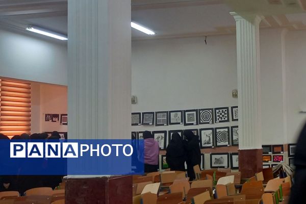 ژوژمان گرافیک در هنرستان اسوه رباط‌کریم