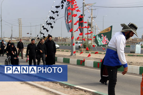 پیاده‌روی خانوادگی جاماندگان اربعین حسینی(ع) در قم