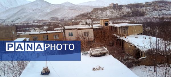  دومین برف پاییزی در شهر بار 