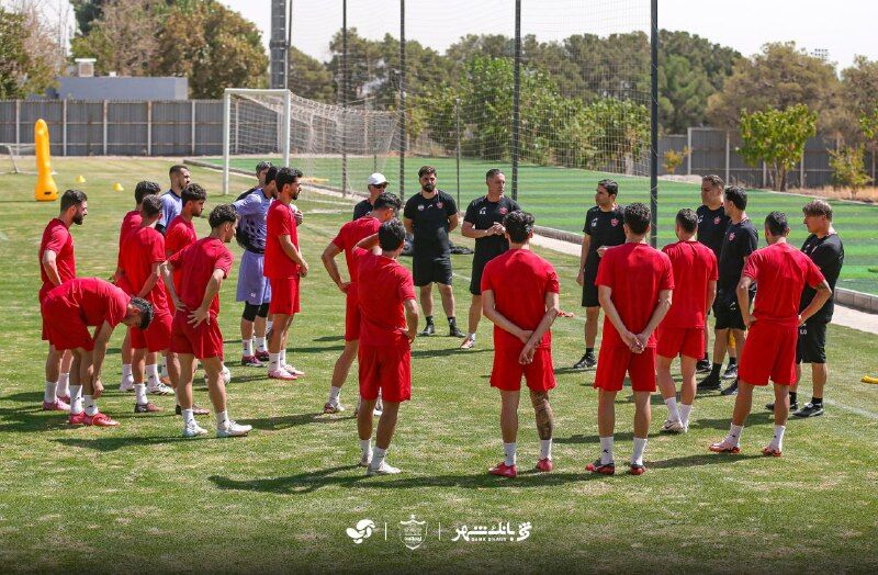 برگزاری تمرین و ریکاوری پرسپولیس بعد از تساوی مقابل فولاد