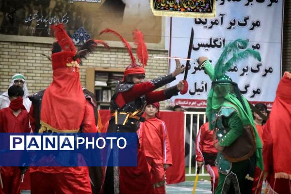 آیین تعزیه‌خوانی واقعه عاشورا در شهر اهرم تنگستان
