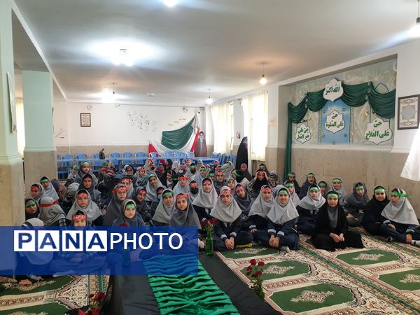 مراسم تشییع پیکر شهید گمنام در مدرسه علامه طباطبایی منطقه پردیس