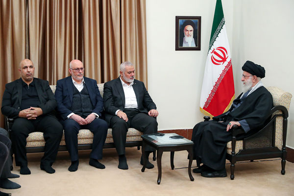 دیدار اسماعیل هنیه رئیس دفتر سیاسی حماس با رهبر معظم انقلاب