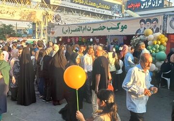 شور و نشاط غدیر در محله ارم فردیس 