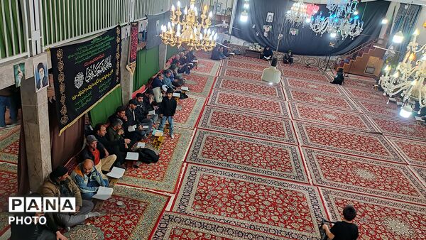 جزء خوانی قرآن در ماه مبارک رمضان  مسجد جامع شهر بار نیشابور 