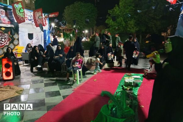  برپایی سفره حضرت رقیه (س) به کمک دانش‌آموزان و فرهنگیان پردیس