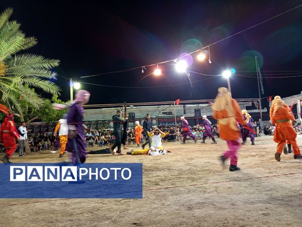 اجرای دوباره تعزیه در پشت علی‌آباد میناب