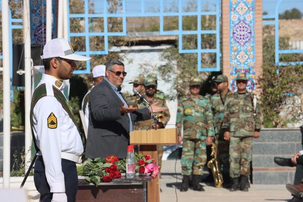 آئین عطرافشانی مزار شهدا، همزمان با هفته نیروی انتظامی