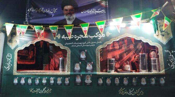 روایتی از موکب دانش‌آموزی «شجره طیبه» در تبریز