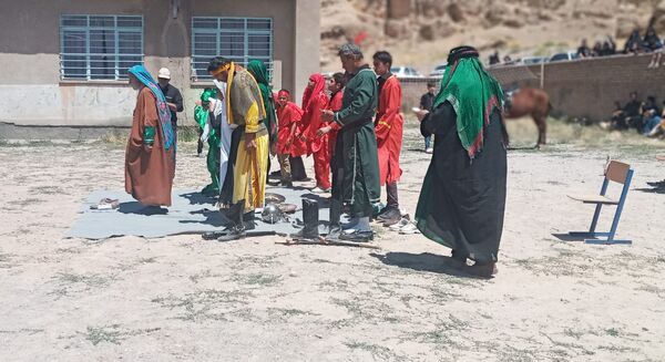 تعزیه خوانی واقعه عاشورا در روستای چکنه علیا خراسان رضوی 