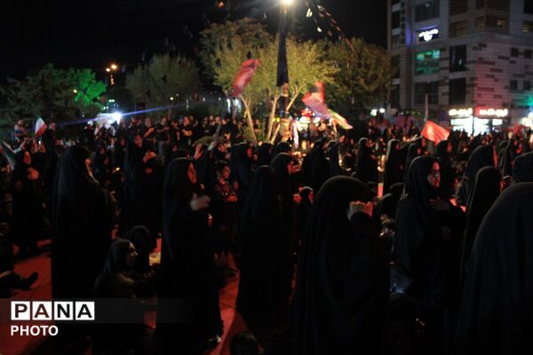 آیین سوگواری و عزاداری حسینی در میدان عدالت پردیس