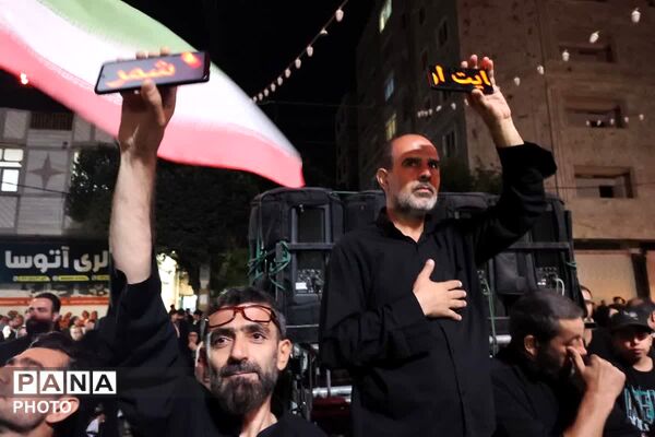 تجمع مردمی شهر صباشهر همزمان با مراسم شام غریبان  