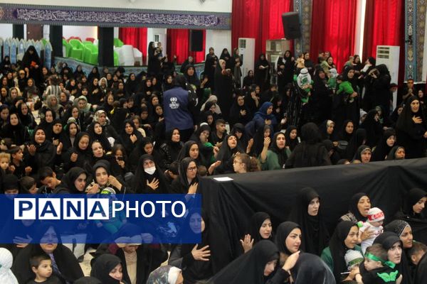 اجتماع بزرگ شیرخوارگان حسینی در حسینیه ثارالله یاسوج