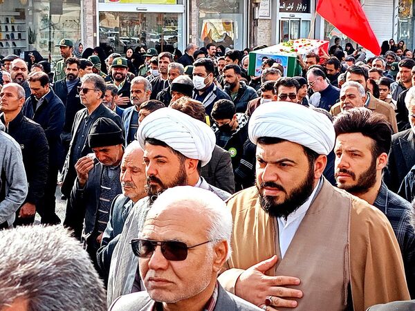 تشییع با شکوه شهید جوادحسن زاده شهید مرزبانی فراجا