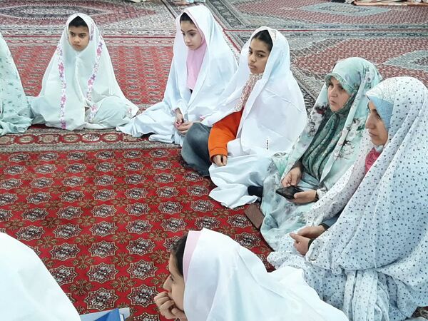 دومین روز از اعتکاف دانش‌آموزی در مسجد امام حسن شهرستان گالیکش