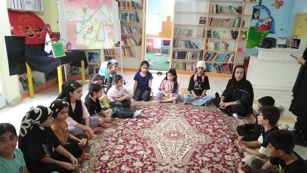 گردهمایی کودکان عاشورایی در کانون پرورش فکری کودکان و نوجوانان حاجی‌‌‌آباد 