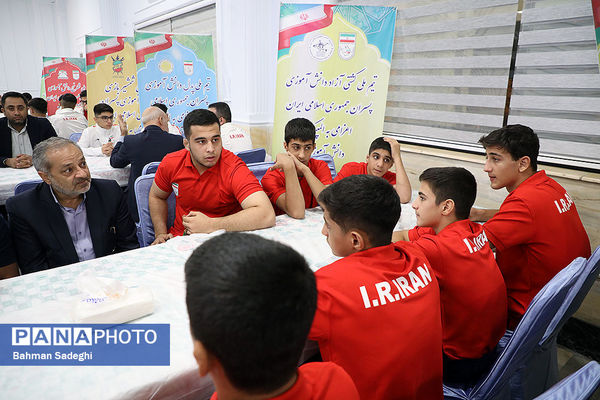 مراسم بدرقه کاروان ورزش دانش‌آموزی ایران به المپیاد جهانی با حضور وزیر آموزش و پرورش