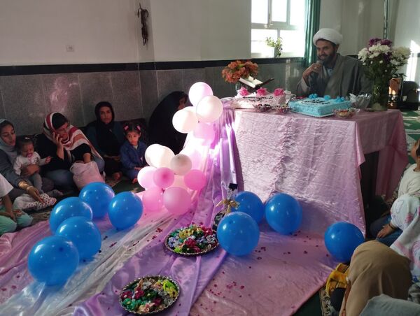 مراسم جشن دهه کرامت و استقبال از پرچم حرم رضوی در شهرستان‌فیروزکوه