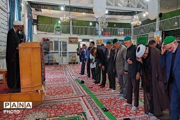 اقامه نماز عبادی سیاسی جمعه در نخستین روز از ماه محرم، مسجد جامع شهر بار