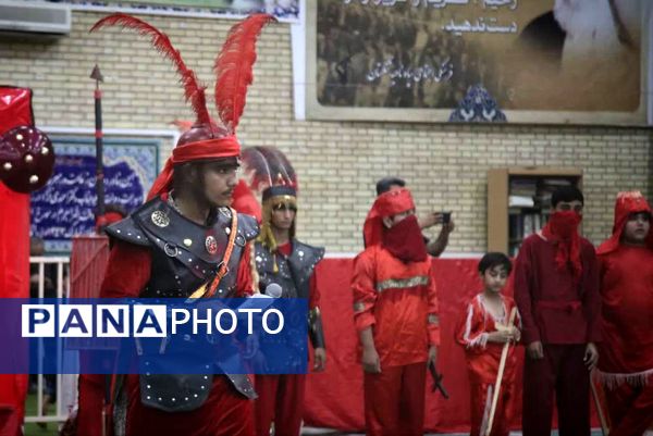 آیین تعزیه‌خوانی واقعه عاشورا در شهر اهرم تنگستان