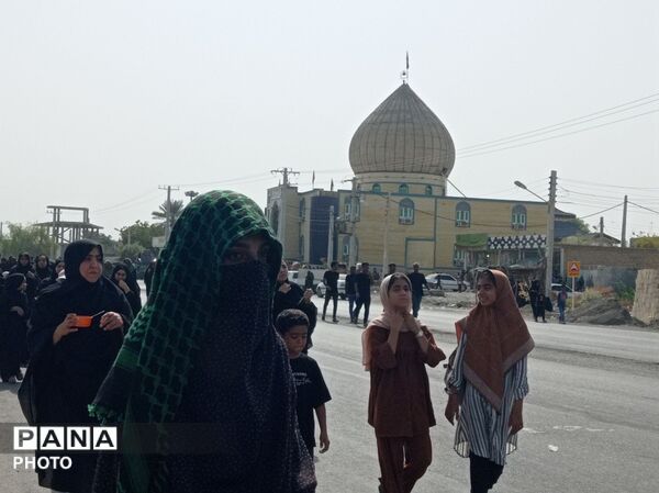 شکوه ارادت نسل نو در همایش پیاده‌روی «جاماندگان اربعین» روستای کنارترش