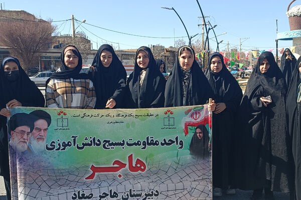 مردم شهر صغاد حامی آرمان‌های انقلاب با حضور در راهپیمایی ۲۲ بهمن