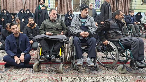 تشییع جانباز شهید دکتر موسی میرشکار در مشهد