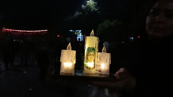 آیین شام غریبان در شهرستان نیشابور