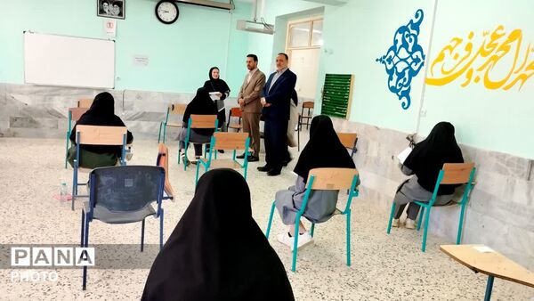 بازدید مدیر آموزش و پرورش شهرستان کلات از حوزه محل های برگزاری امتحانات نهایی 