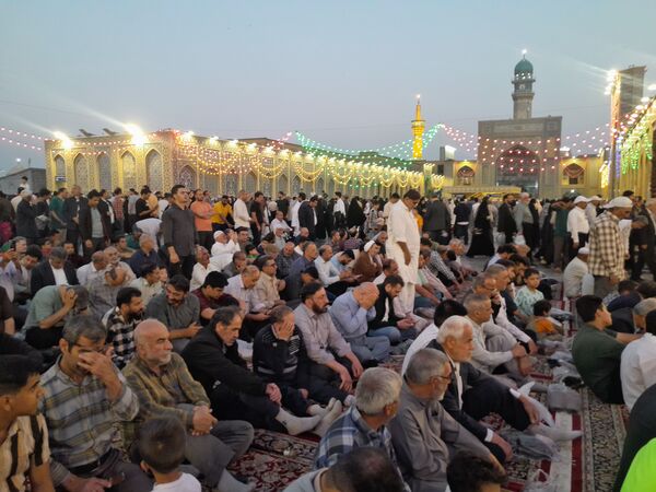 شب میلاد امام هشتم شعیان در حرم مطهر رضوی