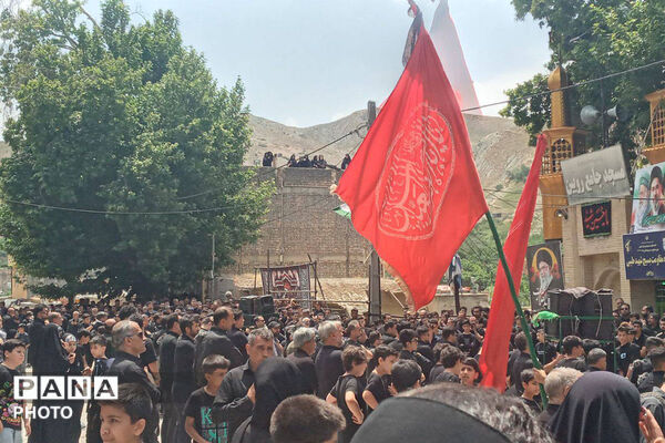 نمایی از عاشورا حسینی در روستا رویین