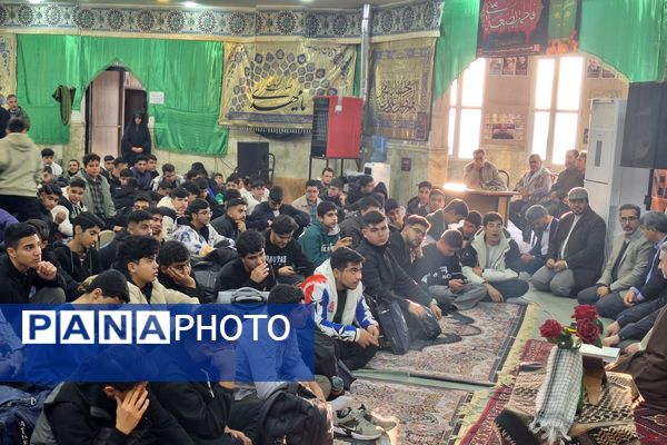 بدرقه کاروان راهیان نور دانش‌آموزی شهرستان پردیس