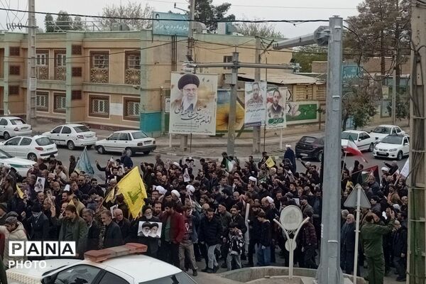 راهپیمایی باشکوه روز قدس در شهرستان پیشوا