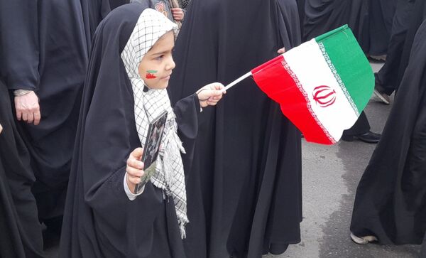 راهپیمایی مردم جعفرآباد قم در جشن سالگرد پیروزی انقلاب