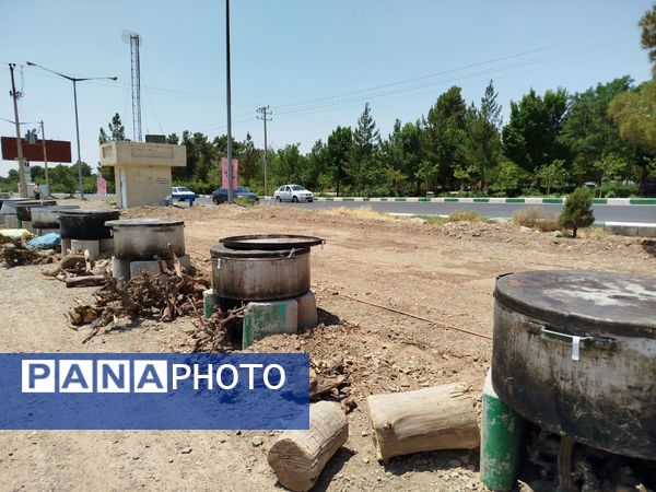 آماده سازی 110 دیگ اطعام علوی در کاشمر