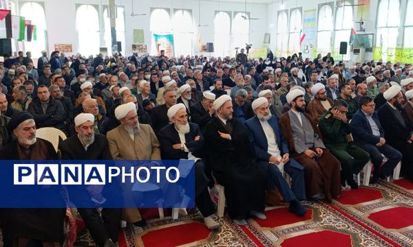 همایش میثاق بصیرت برادری و هفته مقاومت در مسجد قبا شهرستان بندرترکمن