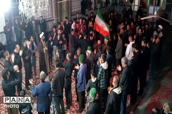 مراسم شهادت قائد امت در شهر بار نیشابور