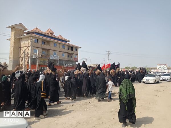 شکوه ارادت نسل نو در همایش پیاده‌روی «جاماندگان اربعین» روستای کنارترش