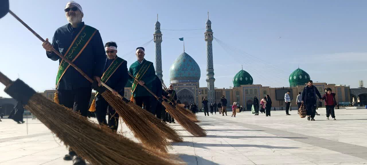 آیین جاروکشی مسجد مقدس جمکران