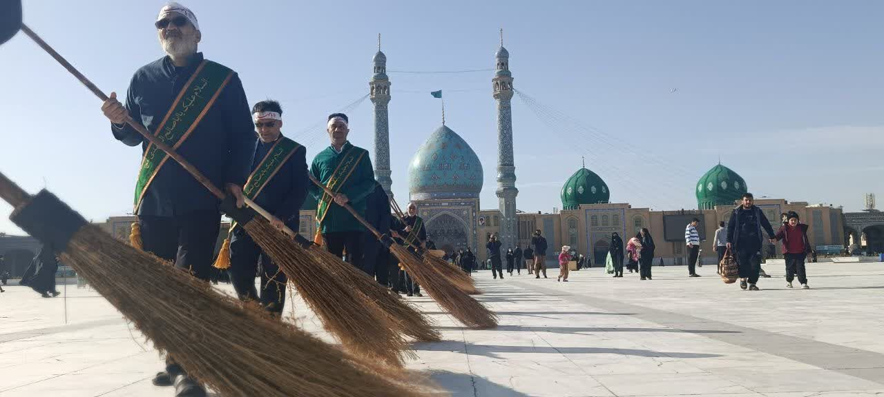 آیین جاروکشی مسجد مقدس جمکران