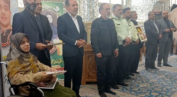تجلیل از شهدای معلم و دانش‌آموز ناحیه دو شهرری